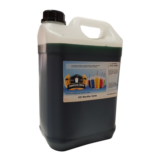 Sirop HD 5 litres Granita Menthe verte