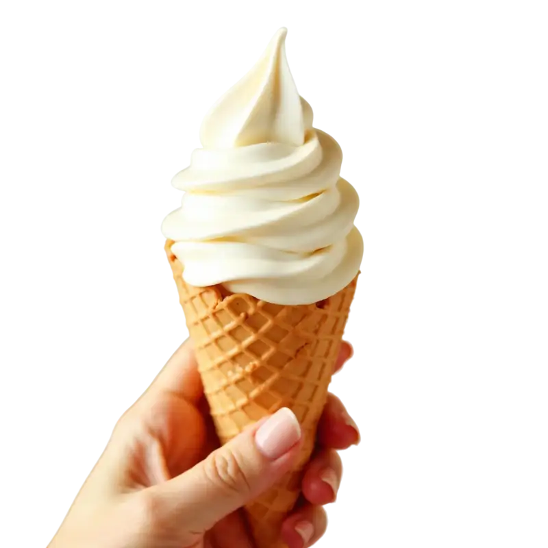 Mix à Glace Italienne Neutre & Sundae - Neige de Lait | Les Recettes de Paulette