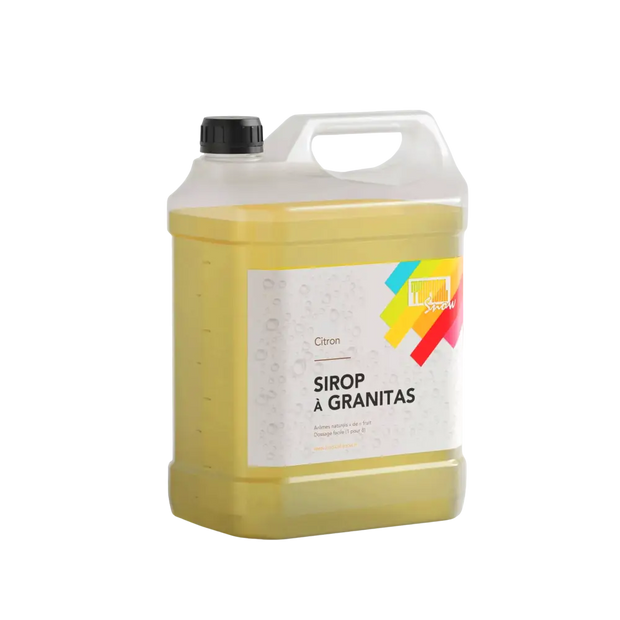 Sirop à Granitas Citron - Goût intense et acidulé pour granités rafraîchissants