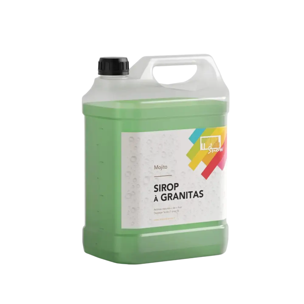 Bidon de 5 litres de Sirop à Granitas Mojito